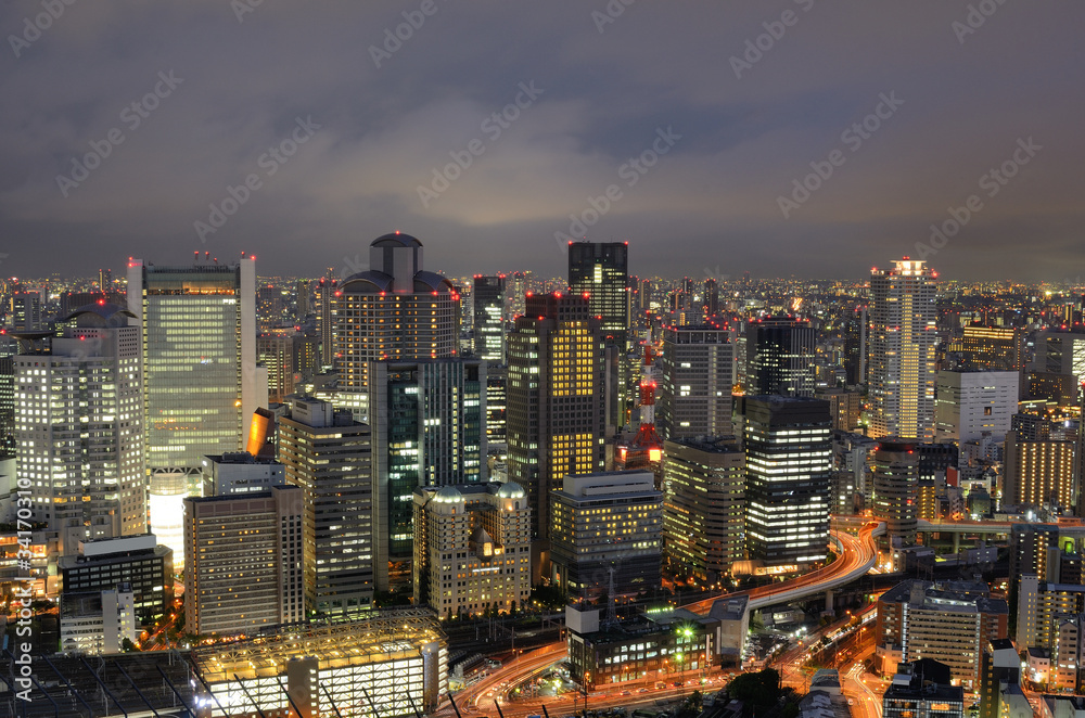 Osaka, Japan Nightscape