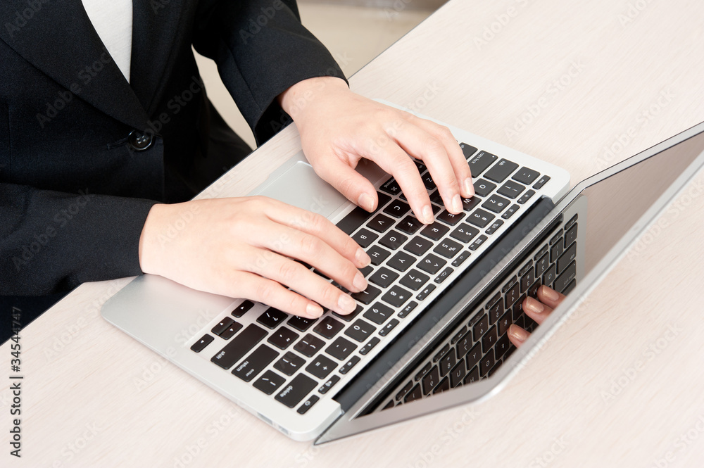 asian businesswoman working