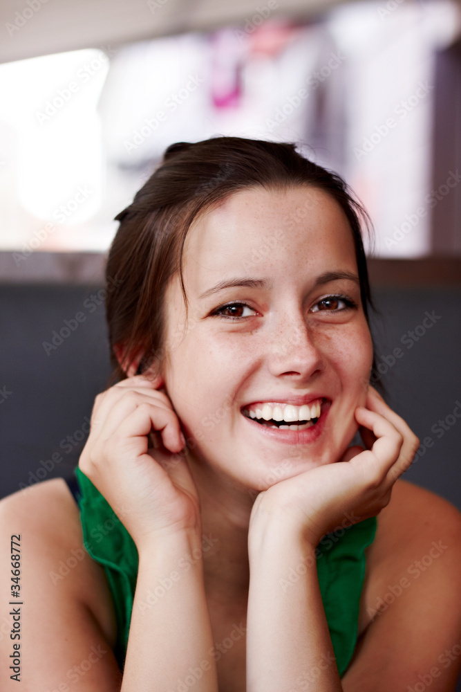 young smiling woman