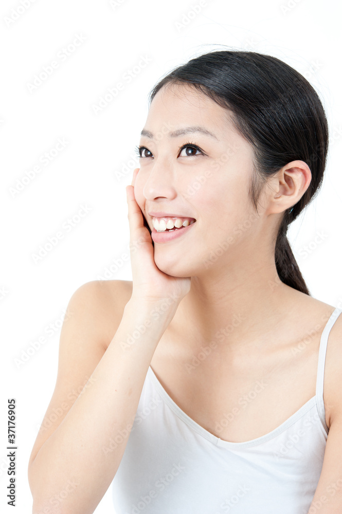 attractive beauty skin asian woman