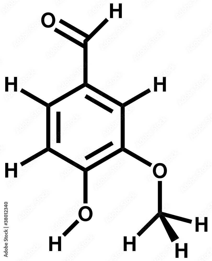 香兰素结构式