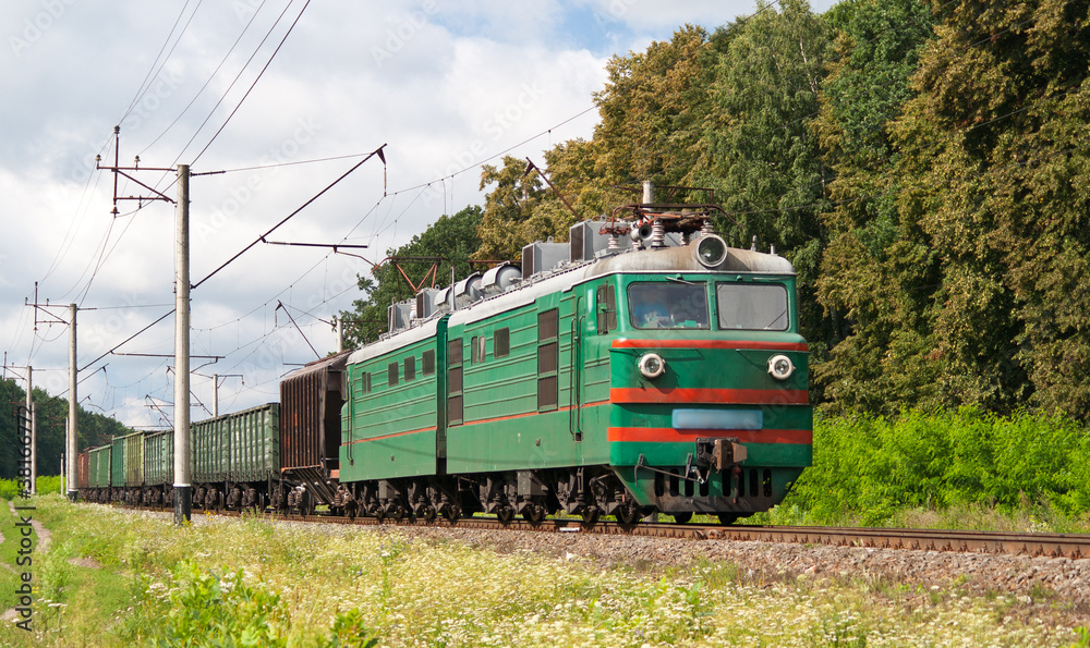 Freight electric train