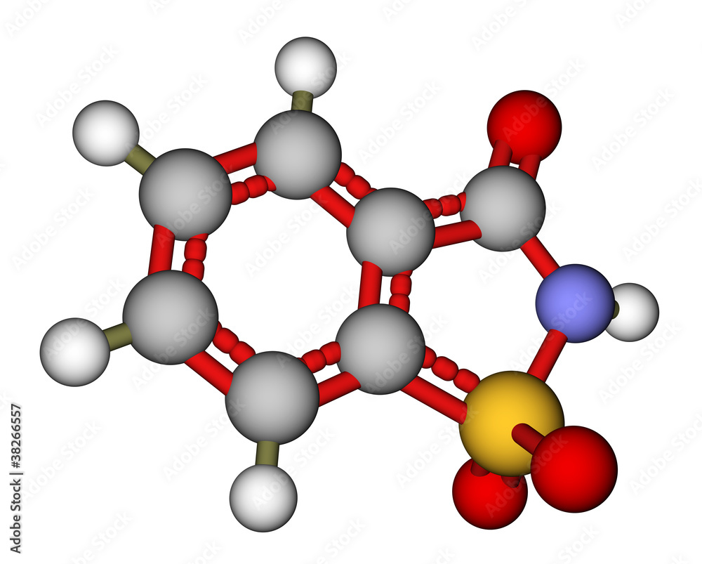 糖精分子模型