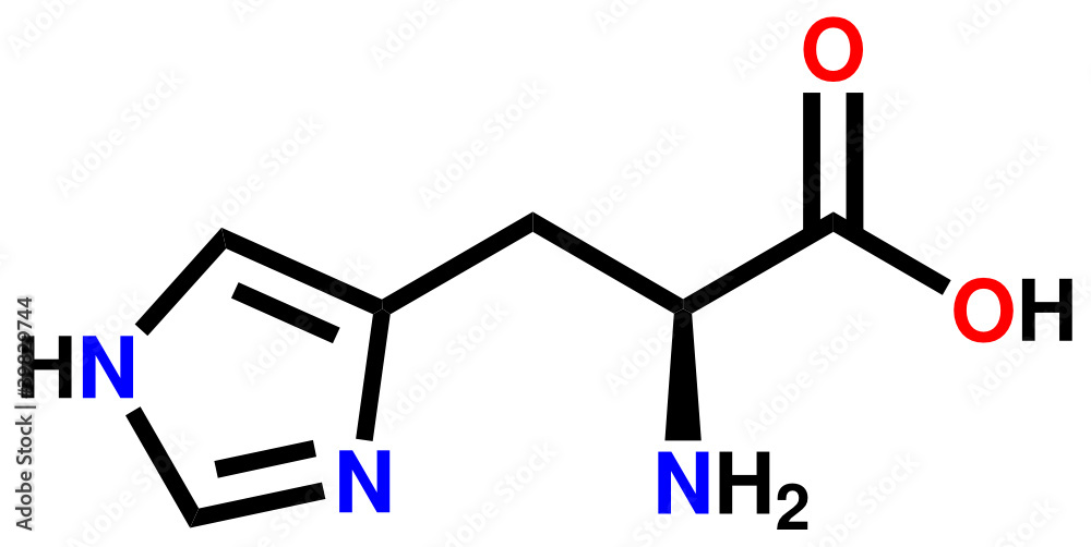 必需氨基酸组氨酸结构式
