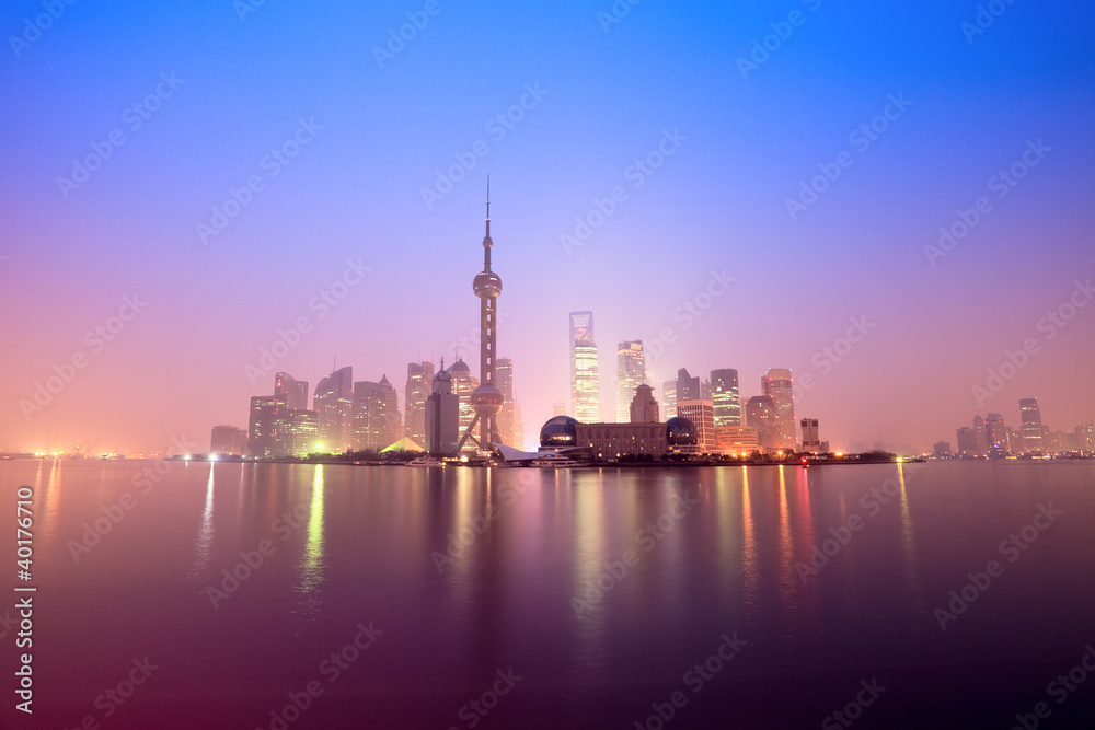 shanghai in daybreak