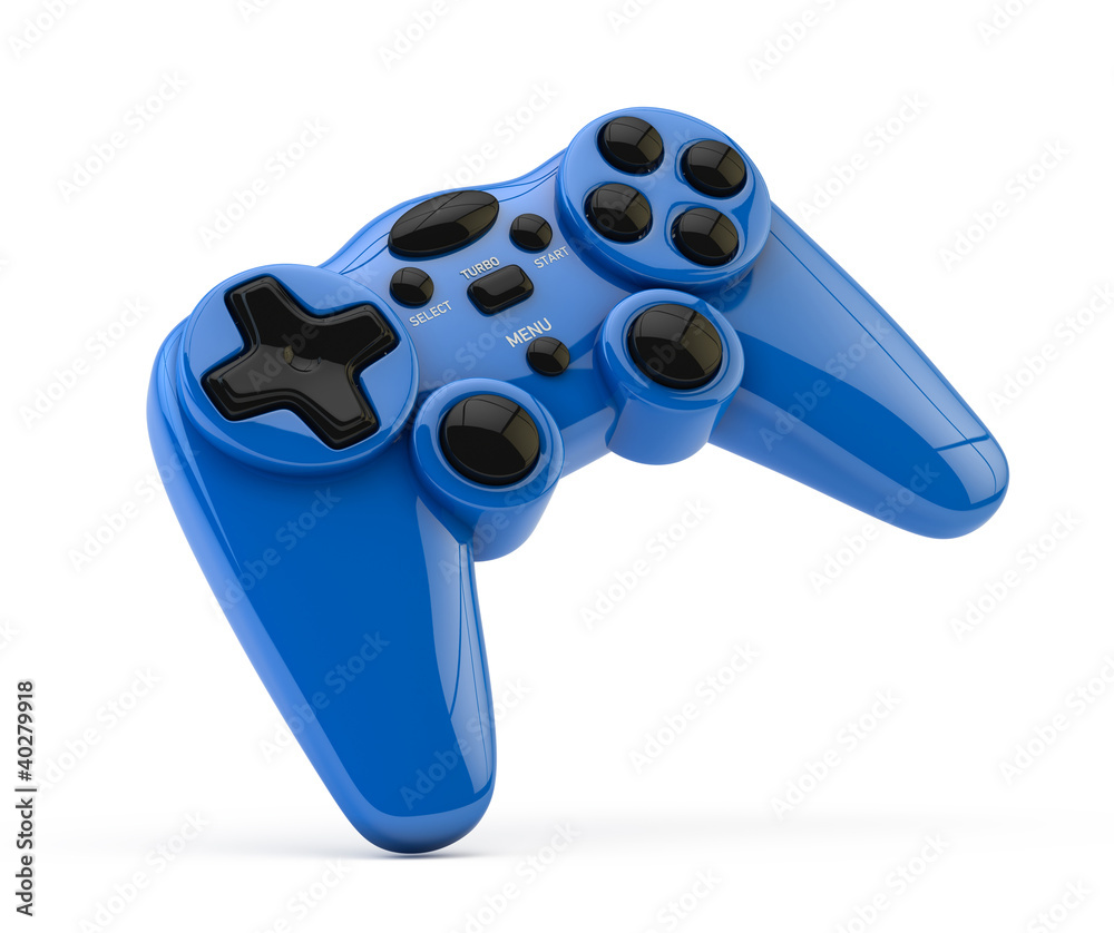 Gamepad Joystick isolated on white