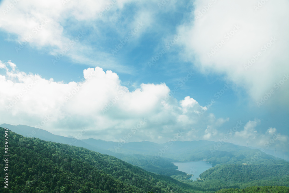 山の風景