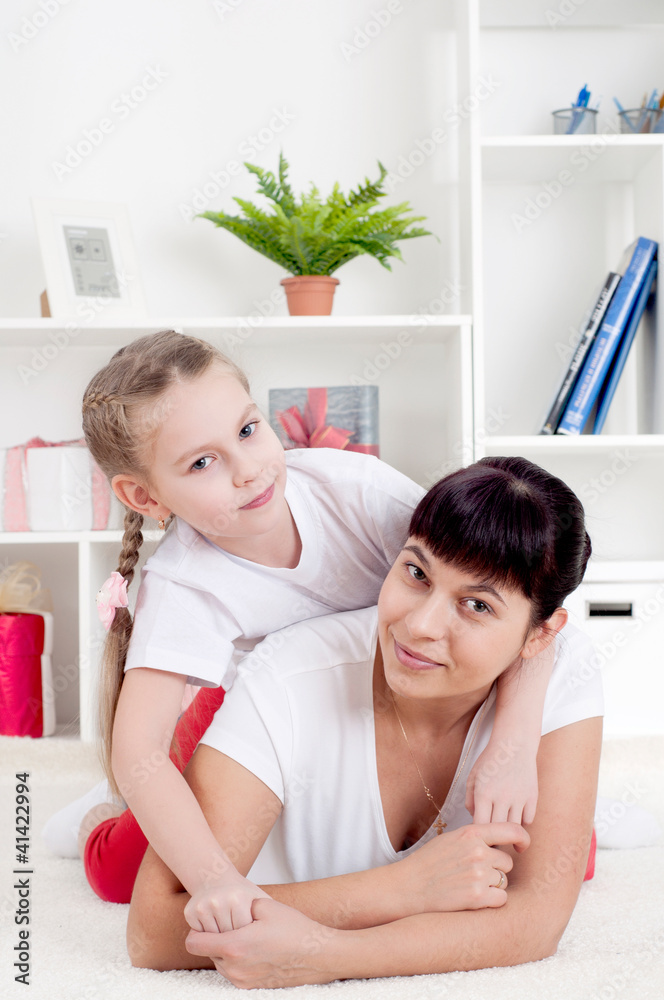 Portrait of happy family