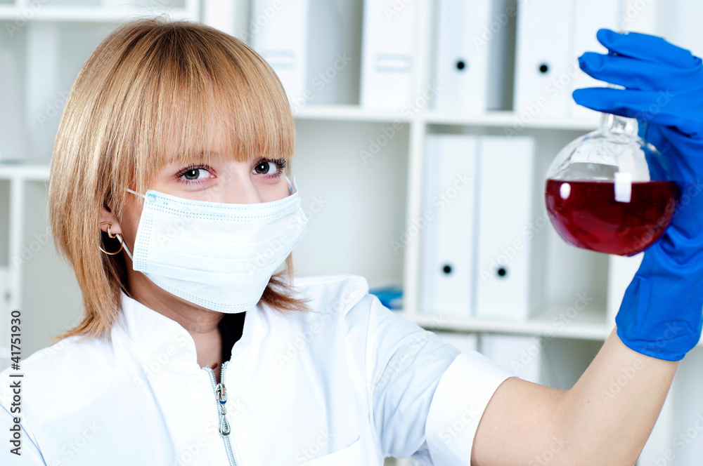 portrait of chemist