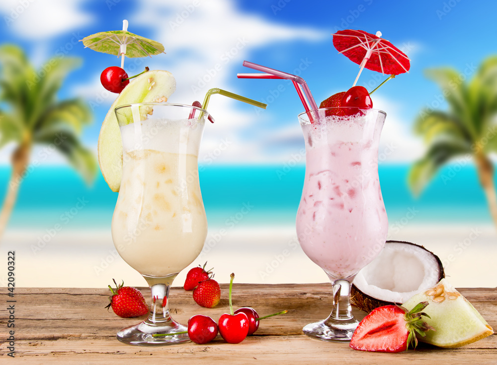 Pina colada drinks