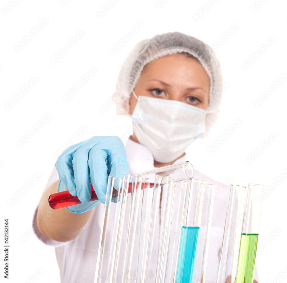 scientist working in the laboratory