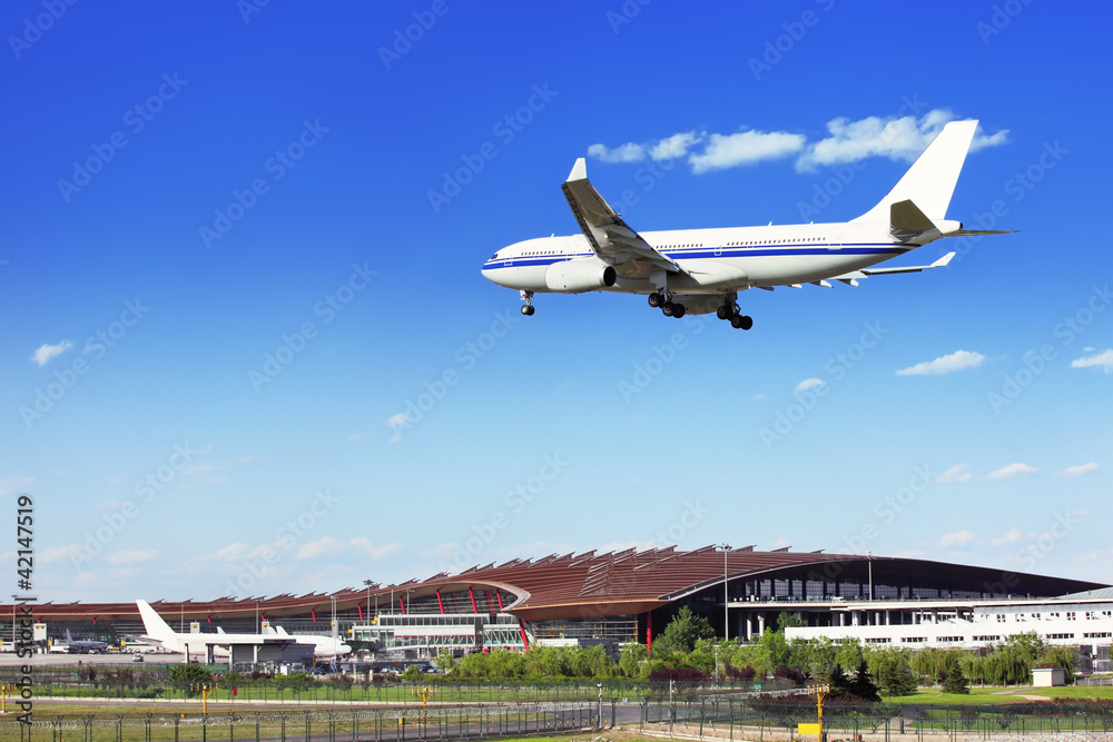 scene at the airport