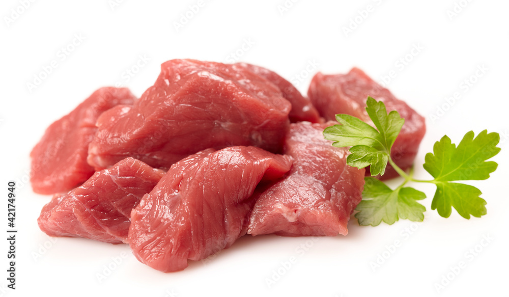 fresh raw meat