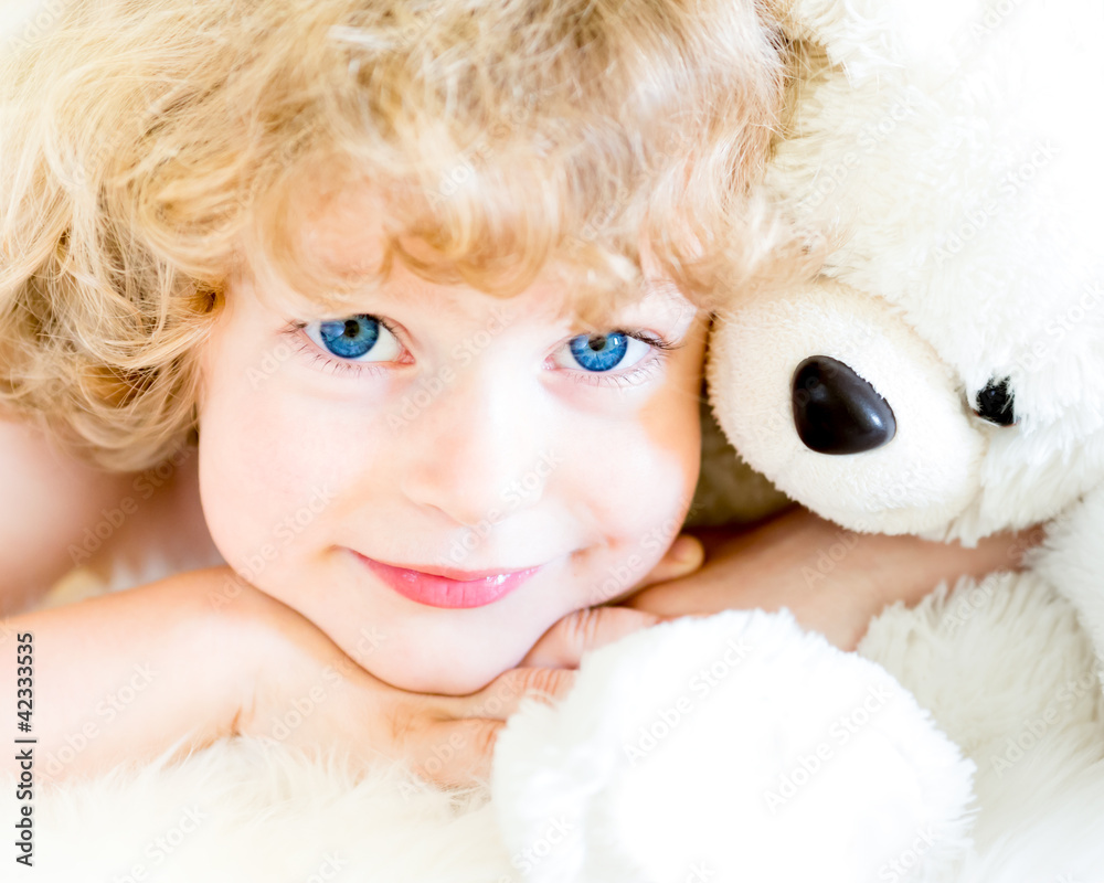 Child with teddy