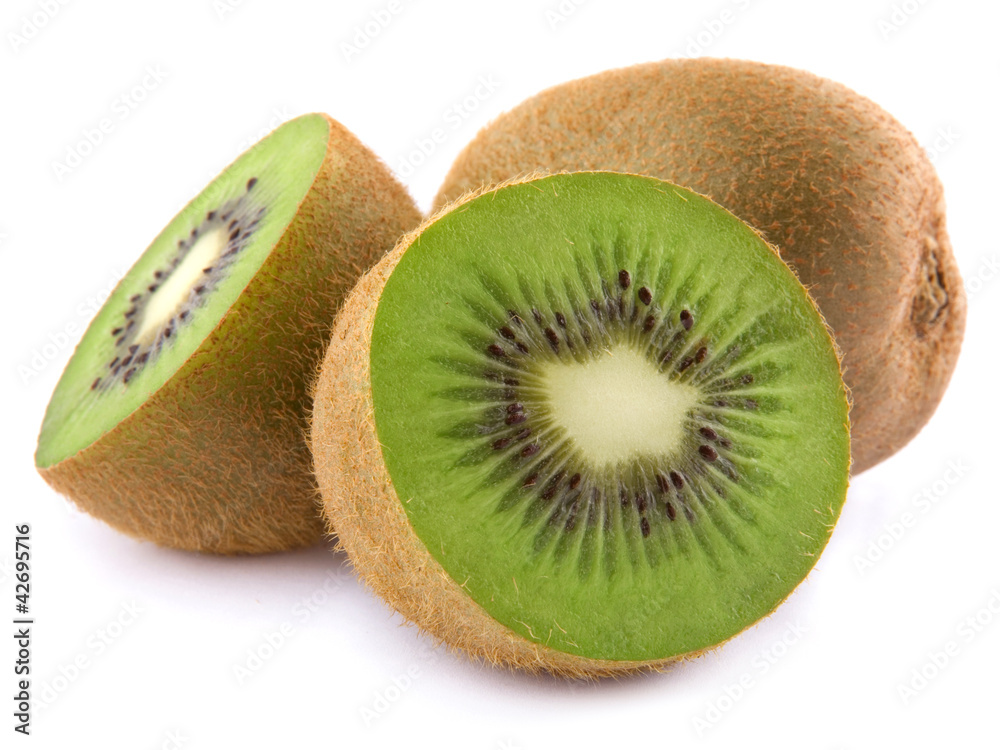 kiwi isolated on white background