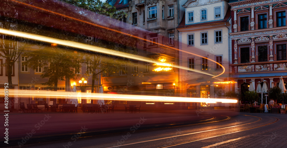 ... when the tram is passing by