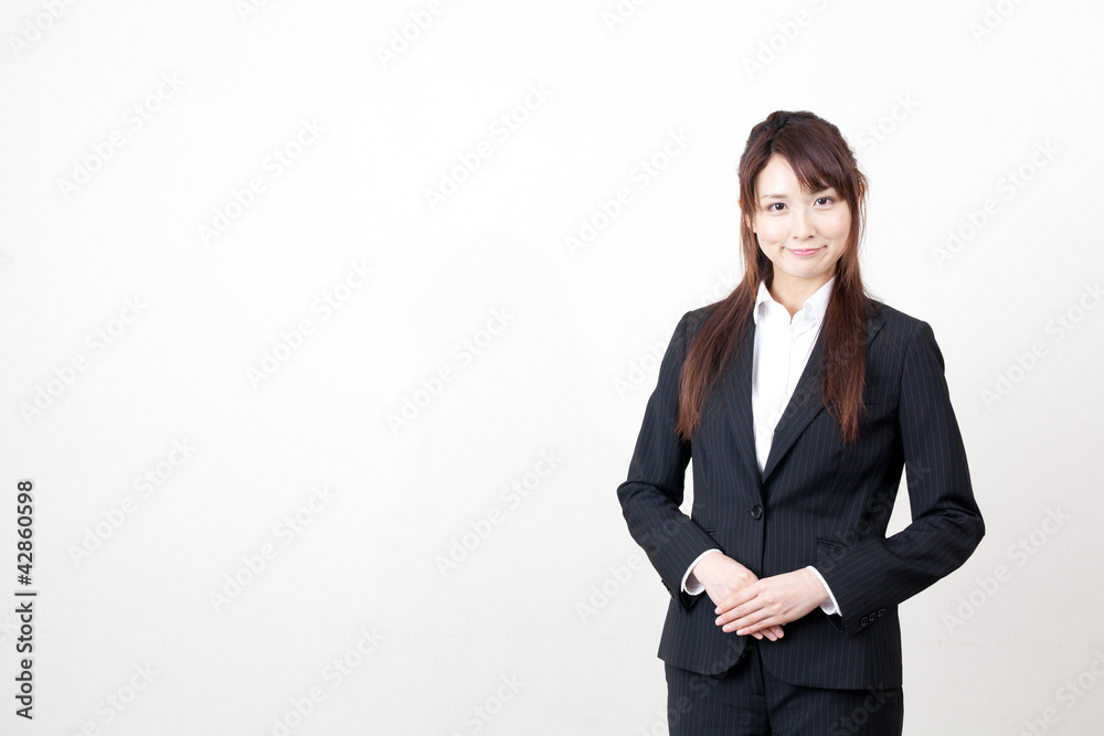 a portrait of asian businesswoman