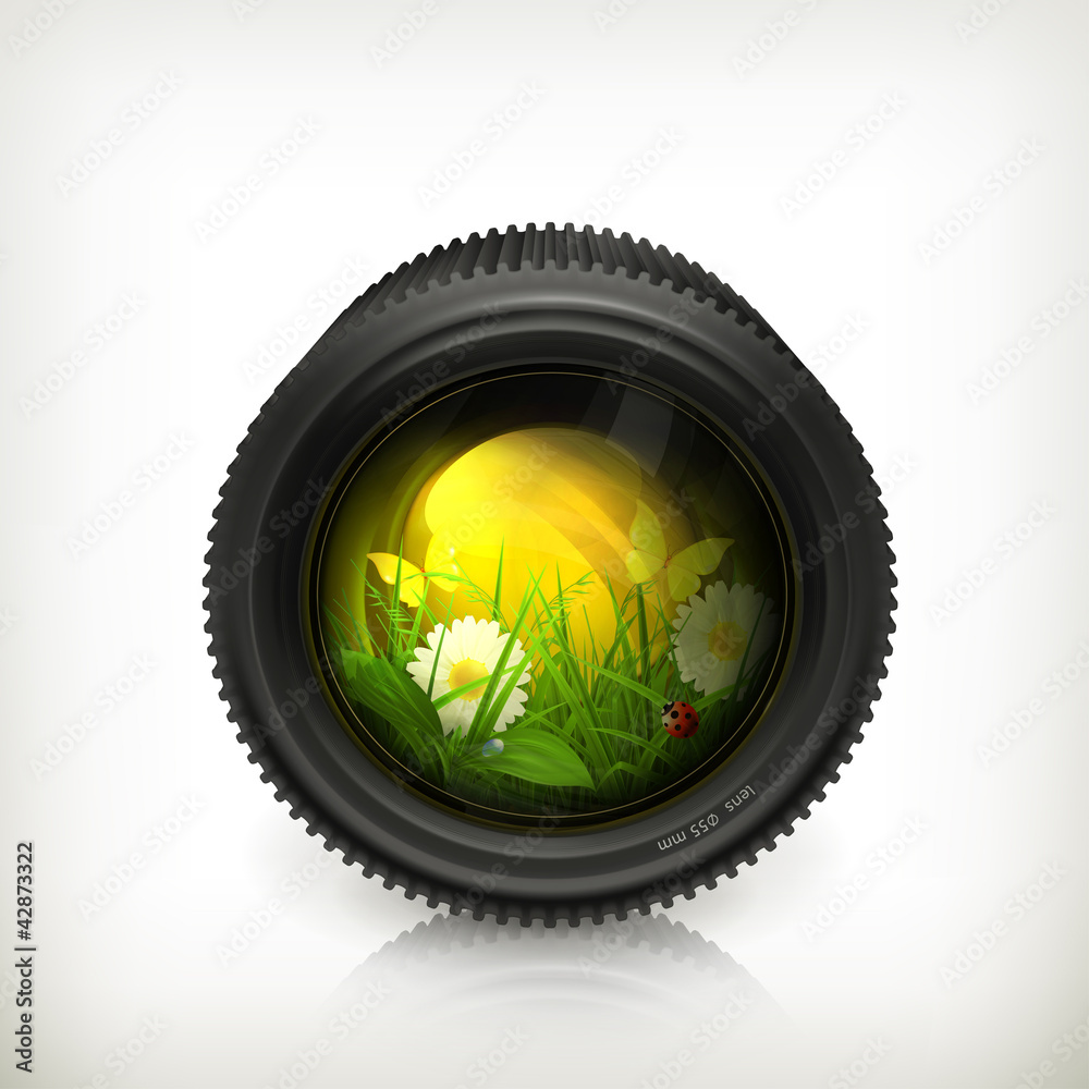 Lens, icon