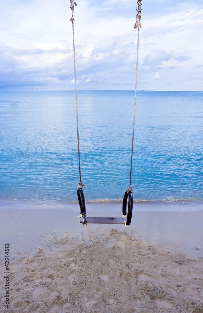 Swing on the beach