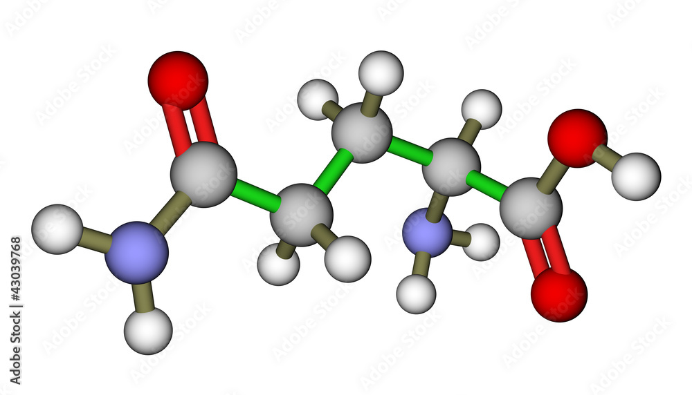 氨基酸谷氨酰胺分子结构