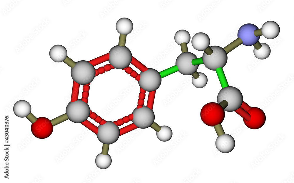 氨基酸酪氨酸分子结构