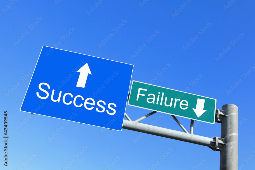 Success or Failure - road signs