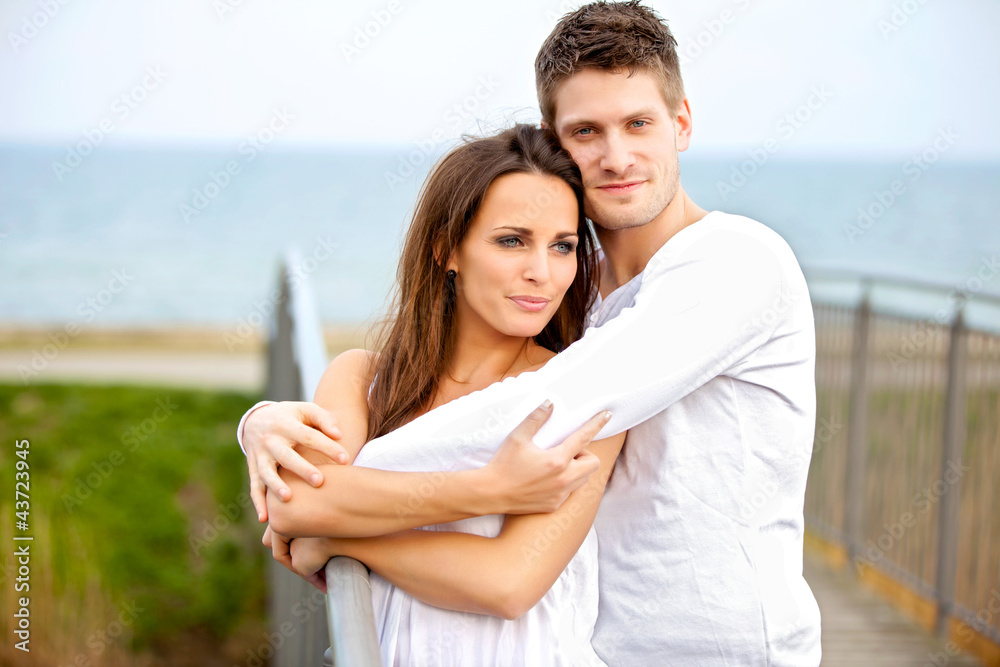 Young Couple Embracing Each Other