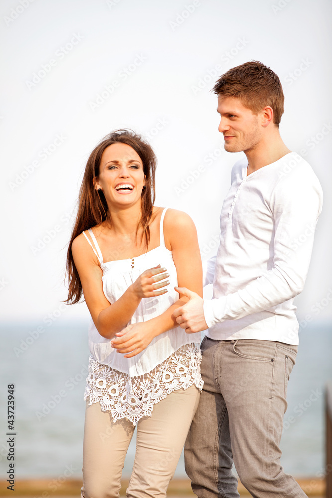 Couple Having Fun Outdoors