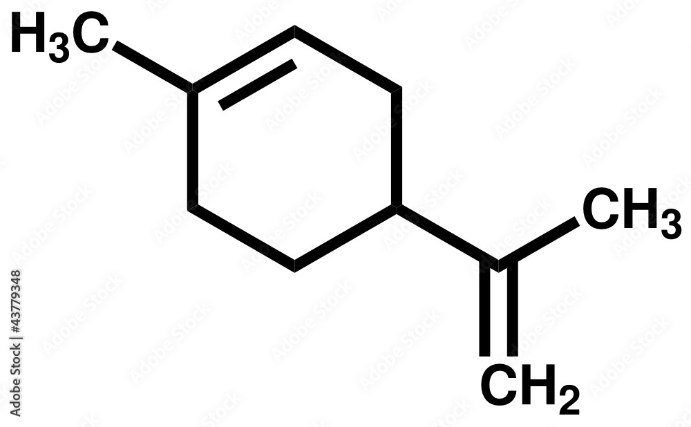 柠檬烯，一种有强烈柑橘气味的化合物