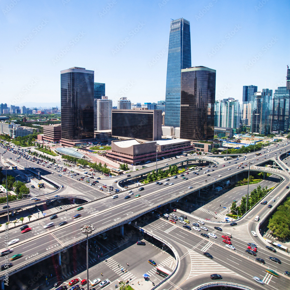 landscape of modern city ,beijing