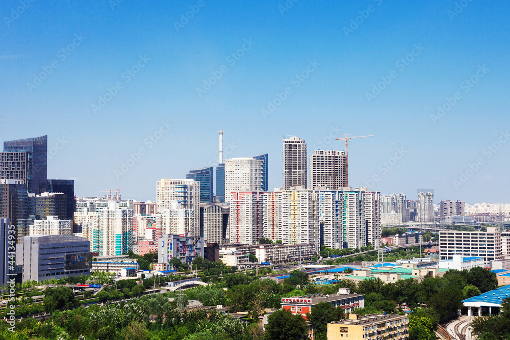 landscape of modern city ,beijing