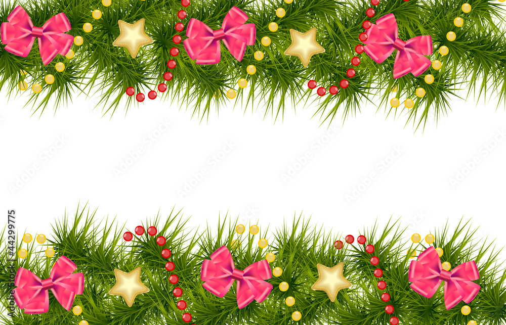 Abstract beauty Christmas and New Year background. Vector illust