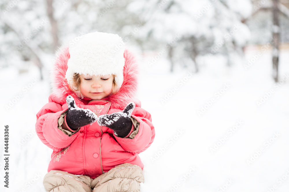 Child in winter