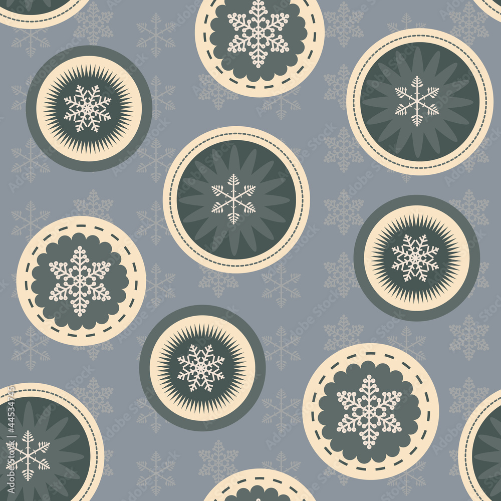 Abstract beauty Christmas and New Year seamless pattern backgrou