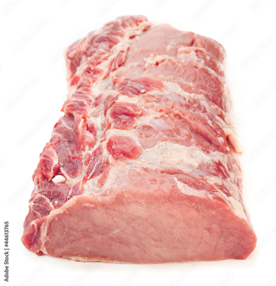 Raw pork meat