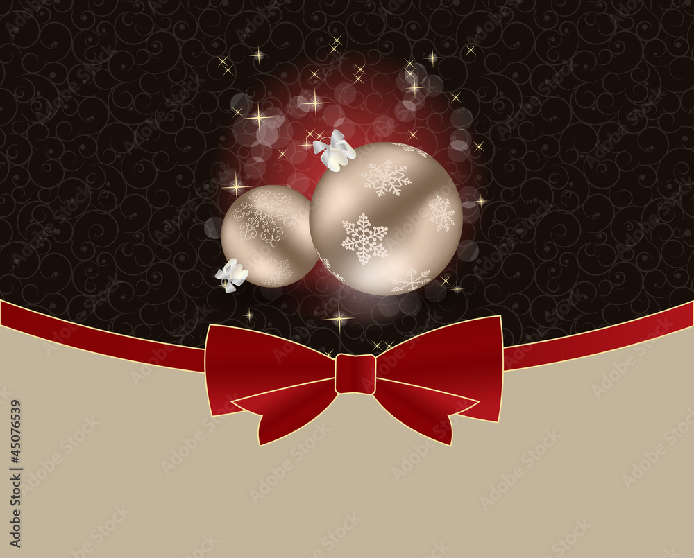 Abstract beauty Christmas and New Year background. vector illust