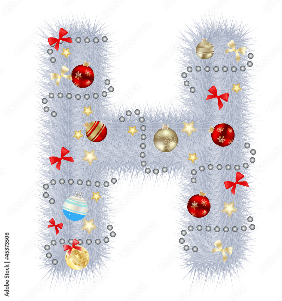 抽象美圣诞节和新年abc.vector插图