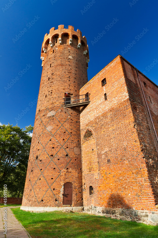 Medieval Teutonic castle in Swiecie, Poland