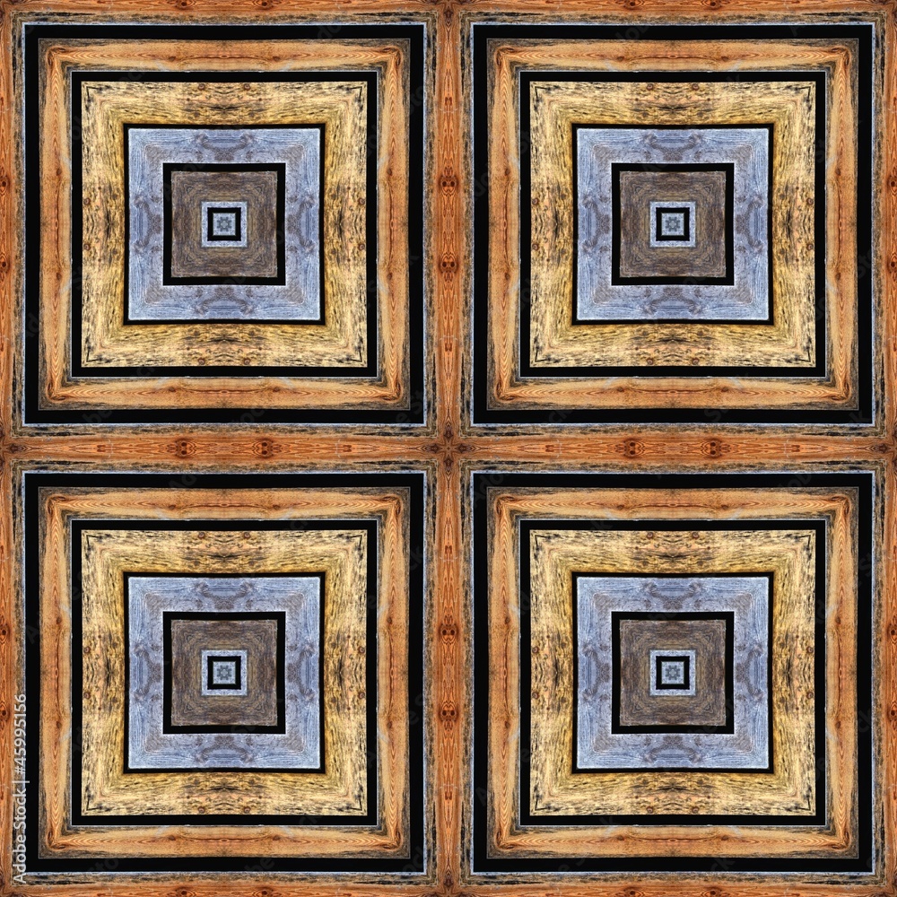 Seamless wooden pattern, aged floor tiles