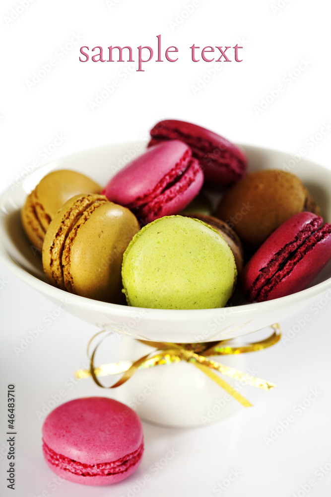 Colorful macaroons