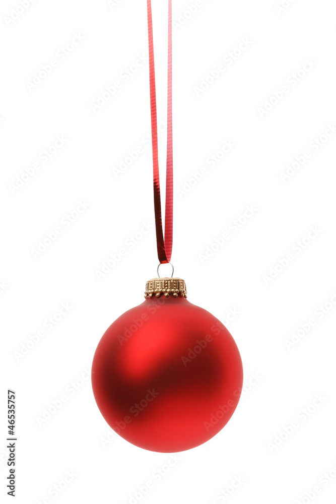 red Christmas ball