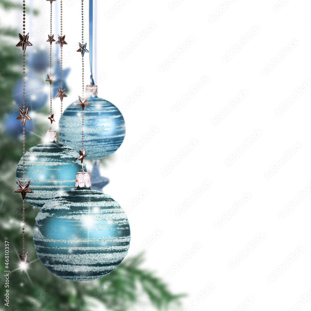 Christmas decorative background with free space for text