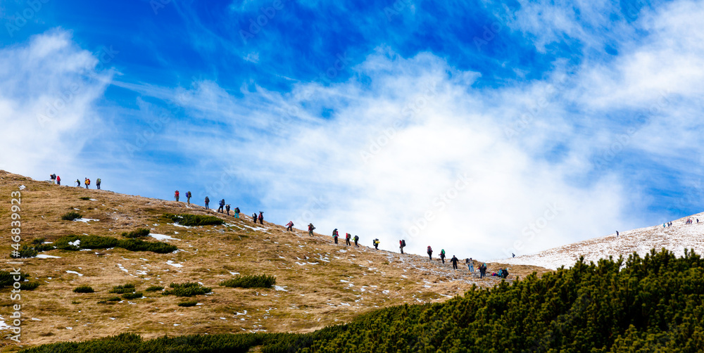 Auf dem Bergpfad