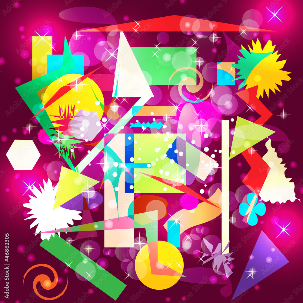 Abstract hypnotic background. Vector illustration.