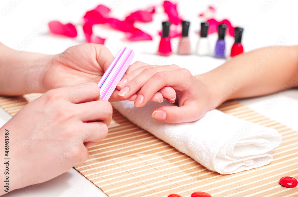 Hands Spa. Manicure concept