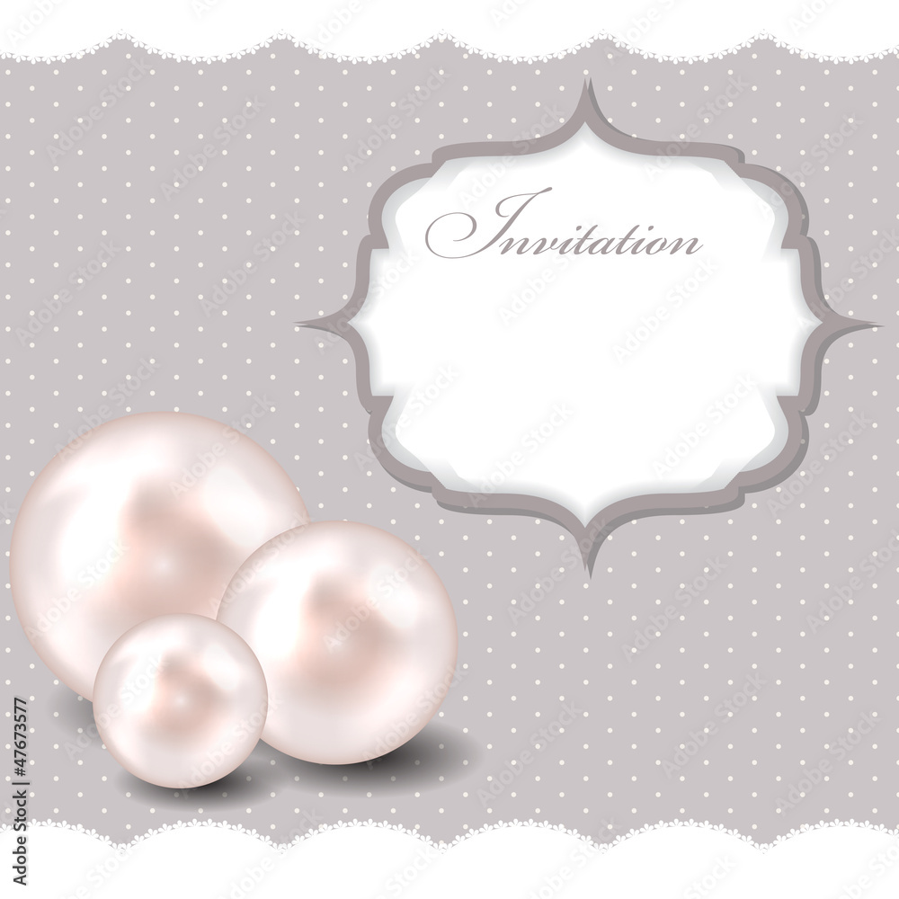 Beauty pearl background vector illustration