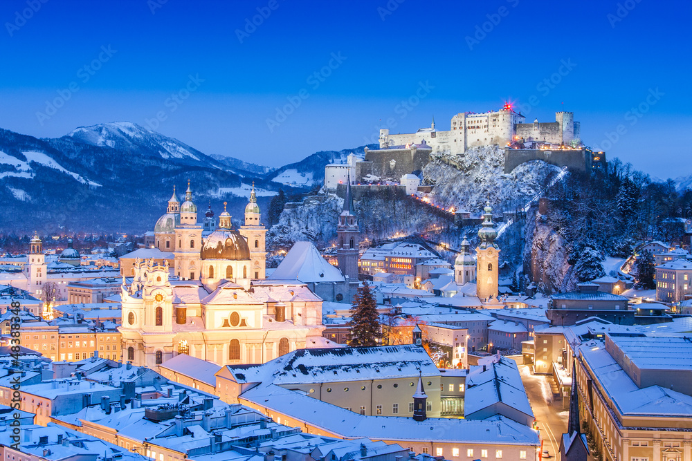 Salzburg in winter