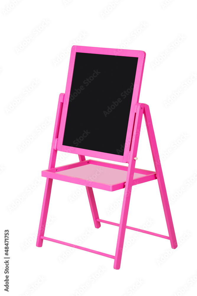 easel isolated with white background