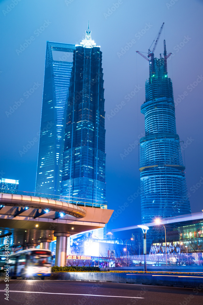 现代城市夜景