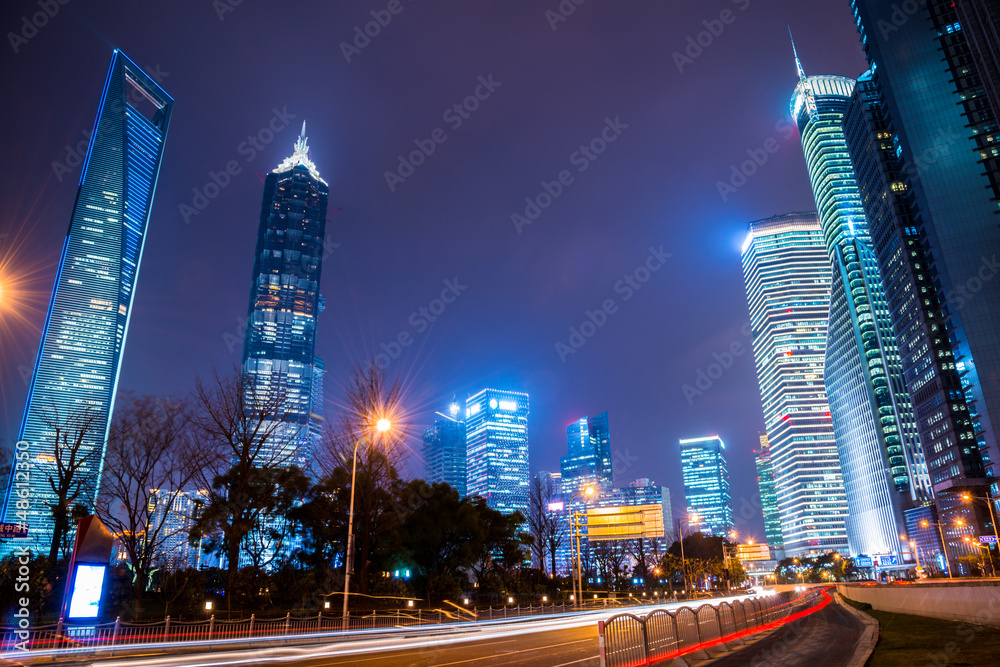 现代城市夜景